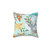 Cute Floral Shark Decorative Pillow