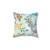Cute Floral Shark Decorative Pillow
