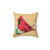 Cardinal Pillow - Vibrant Bird-Themed Decorative Accent
