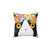 Kitty's Flower Crown Pillow - Floral Cat Decor