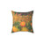 Colorful Floral Summer Pillow