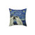 Starry Night Pugs Decorative Pillow