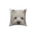 Westie White Terrier Pillow