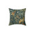 Greenery Floral Tapestry Decorative Pillow with Nature Animals