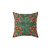Vintage Art Deco Chinese Rug Print Pillow
