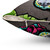 Day of the Dead Whippet Dog Sugar Skull Pillow
