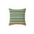 Textured Summer Stripes Patterned Pillow