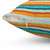 Textured Summer Stripes Patterned Pillow