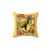 Retro Time Travel Throw Pillow