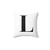Monogram Initial L Throw Pillow