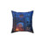 Celestial Beings Pillow with Space, Galaxy, and Starry Night Motif