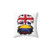 Venezuelan Flag Throw Pillow with British Venezuelan Pride