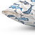 Watercolor whale throw pillow