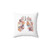 Anatomical Lungs Flower Pillow