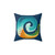 Spiral Beach Pillow - Coastal Decor Accent