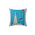 Retro Christmas Xmas Machina Pillow