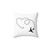 I Love Flying Plane Heart Pillow - Aviation & Pilot Souvenir
