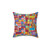 Retro Colorful Throw Pillow