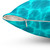Turquoise Blue Ocean Waves Pillow - Coastal Bedroom Decor
