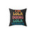 Lola Funny Retro First Name Pillow