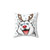 Husky Rudolph Christmas Pillow