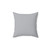 Soft gray pillow for bedroom decor