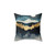 Indigo Night Pillow with Celestial Nature Design