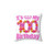 100th Birthday Flower Pillow