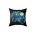 Vintage Starry Night Pillow - Studio Ghibli Anime Decor