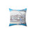 Wintery Whitby Contemporary Artwork Pillow