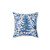 Christmas Blue Chinoiserie Decorative Pillow