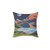 Vintage Landscape Collage Throw Pillow