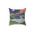 Vintage Landscape Collage Throw Pillow