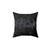 Time Lord Writing Pattern Pillow