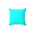 Neon Aqua Blue Decorative Pillow