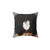 Naturally I Pillow - Artful Black Art Decorative Cushion