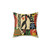 Inspired by Matisse Vintage Pillow with Artistic Nature Motifs
