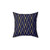 Indigo Art Deco Decorative Pillow