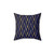 Indigo Art Deco Decorative Pillow