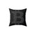 Bitcoin Binary Black Pillow