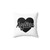 ayliva Black Heart Decorative Pillow