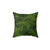 Green Moss Texture Pillow with Detailed Moss Pattern