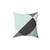 Duck Egg and Grey Patchwork Decorative Accent Pillow