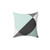 Duck Egg and Grey Patchwork Decorative Accent Pillow