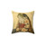 Vintage Japanese Unimpressed Frog Decorative Pillow