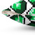 Minecraft Emerald Pillow with Vintage Emerald Decor Design