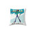 St Anton Ski Poster Pillow featuring a retro skier design