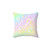 Pastel Rainbow Design Decorative Pillow