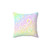 Pastel Rainbow Design Decorative Pillow