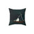 Ghostly sailing pillow with haunting ocean and moon design